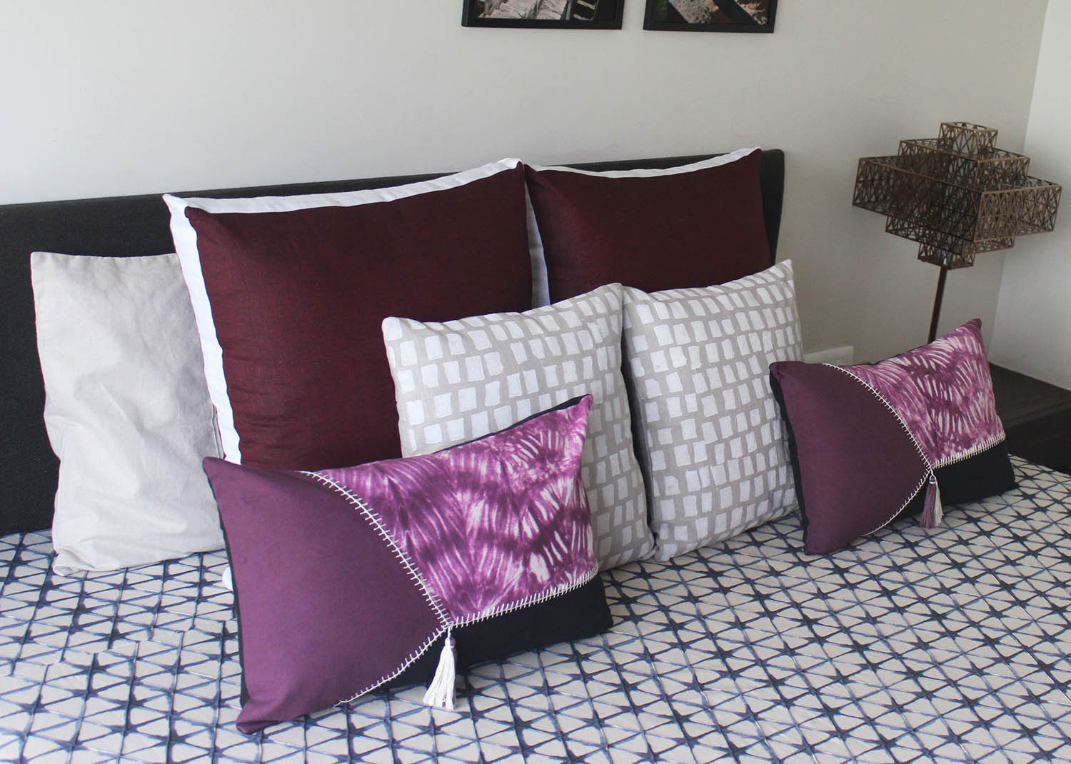 Bordo Linen Box Cushion FlawDesign